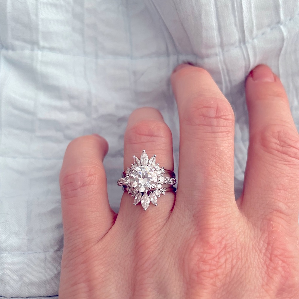 Bomb Party Gemma Harlow Cubic Zirconia Ring